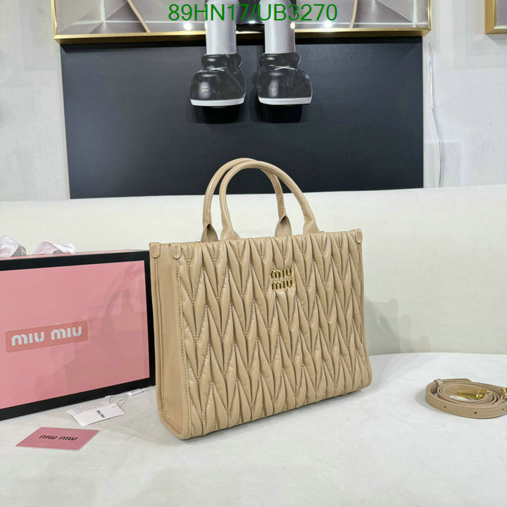 Miu Miu Bag-(4A)-Handbag- Code: UB3270 $: 89USD