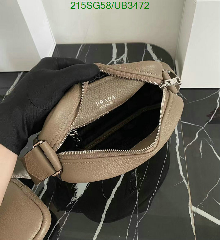 Prada Bag-(Mirror)-Diagonal- Code: UB3472 $: 215USD