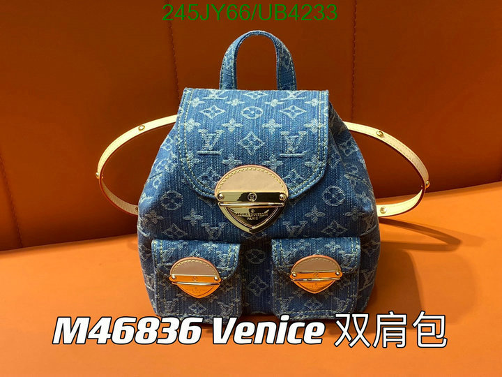 LV Bag-(Mirror)-Backpack- Code: UB4233 $: 245USD