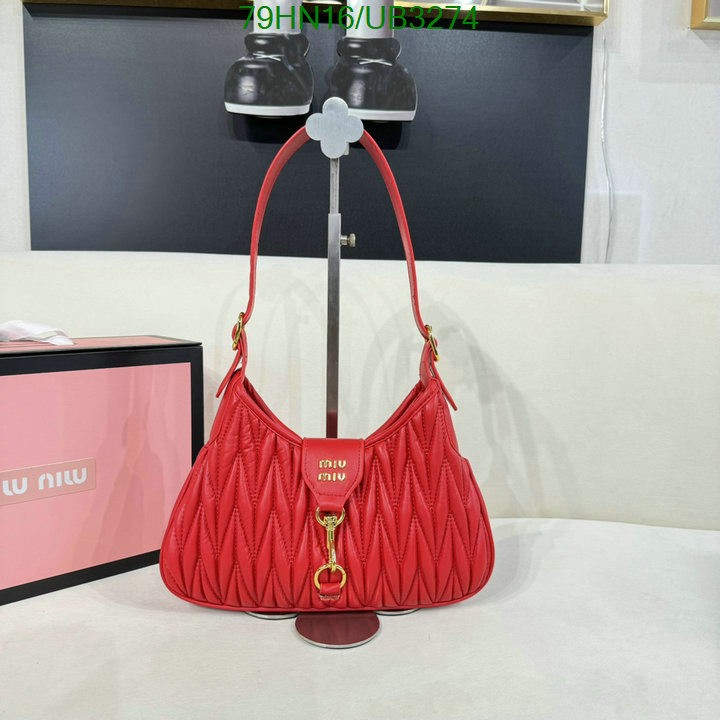 Miu Miu Bag-(4A)-Handbag- Code: UB3274 $: 79USD