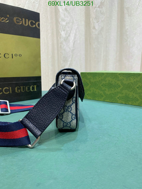 Gucci Bag-(4A)-Diagonal- Code: UB3251 $: 69USD