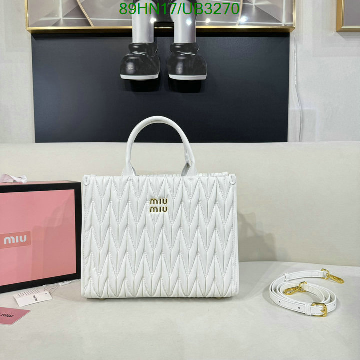 Miu Miu Bag-(4A)-Handbag- Code: UB3270 $: 89USD