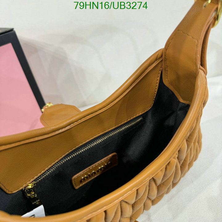 Miu Miu Bag-(4A)-Handbag- Code: UB3274 $: 79USD