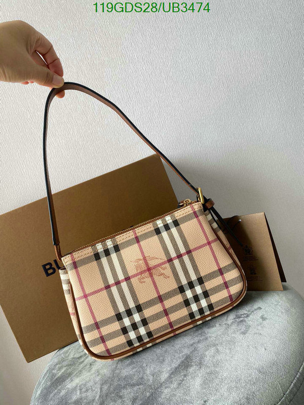 Burberry Bag-(Mirror)-Handbag- Code: UB3474 $: 119USD