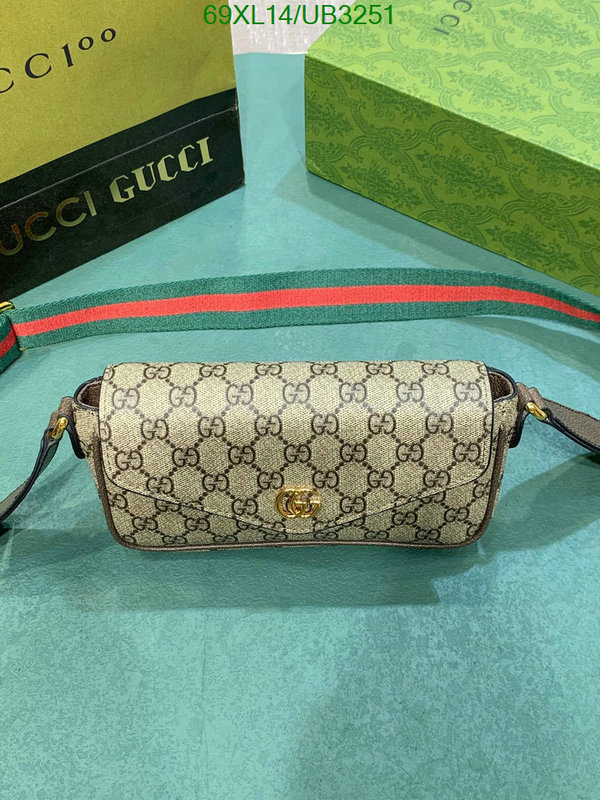 Gucci Bag-(4A)-Diagonal- Code: UB3251 $: 69USD