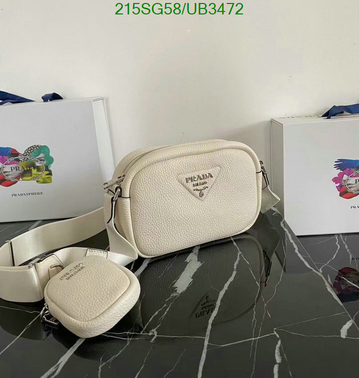 Prada Bag-(Mirror)-Diagonal- Code: UB3472 $: 215USD