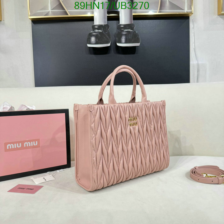 Miu Miu Bag-(4A)-Handbag- Code: UB3270 $: 89USD