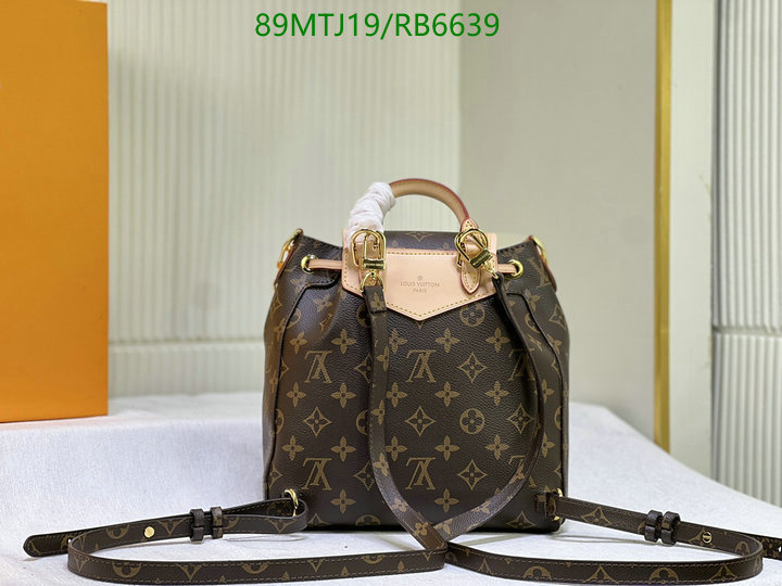 LV Bag-(4A)-Backpack- Code: RB6639 $: 89USD