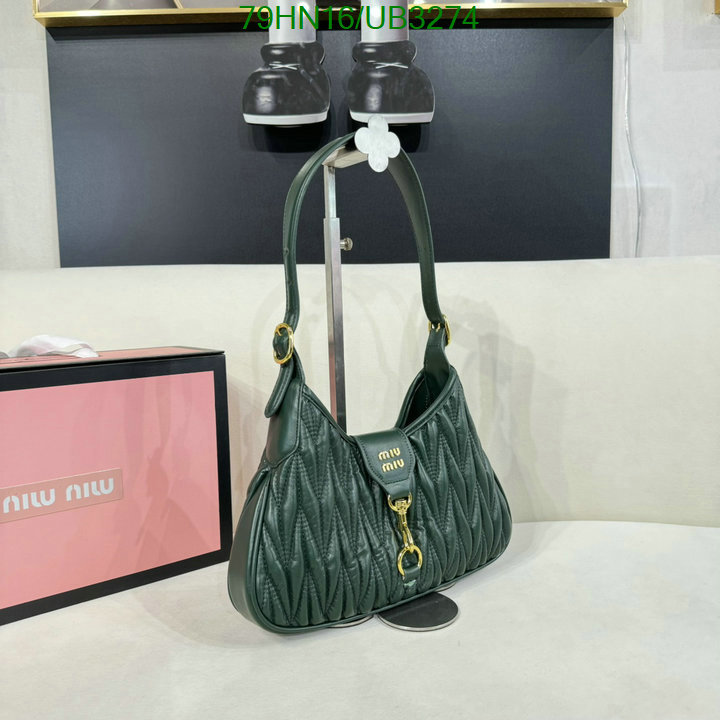 Miu Miu Bag-(4A)-Handbag- Code: UB3274 $: 79USD