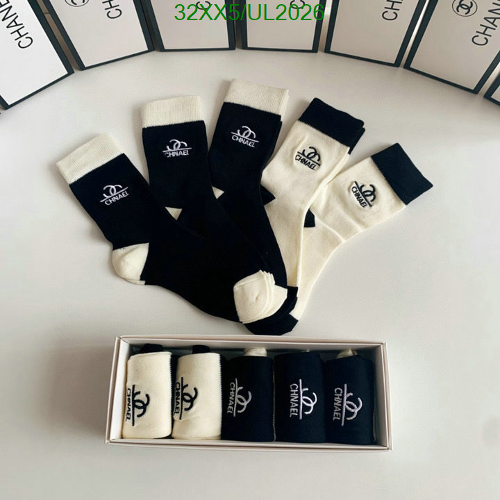 Sock-Chanel Code: UL2026 $: 32USD