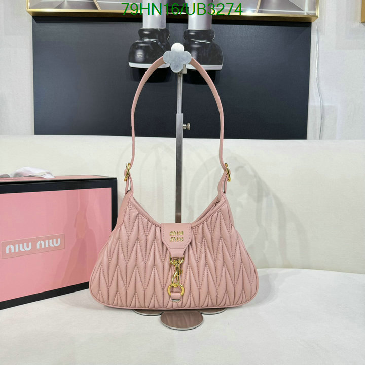 Miu Miu Bag-(4A)-Handbag- Code: UB3274 $: 79USD