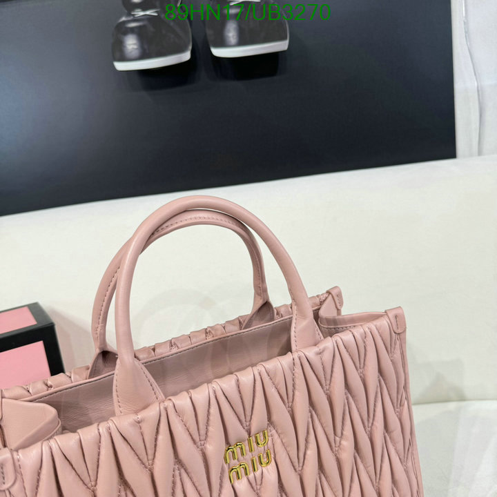 Miu Miu Bag-(4A)-Handbag- Code: UB3270 $: 89USD