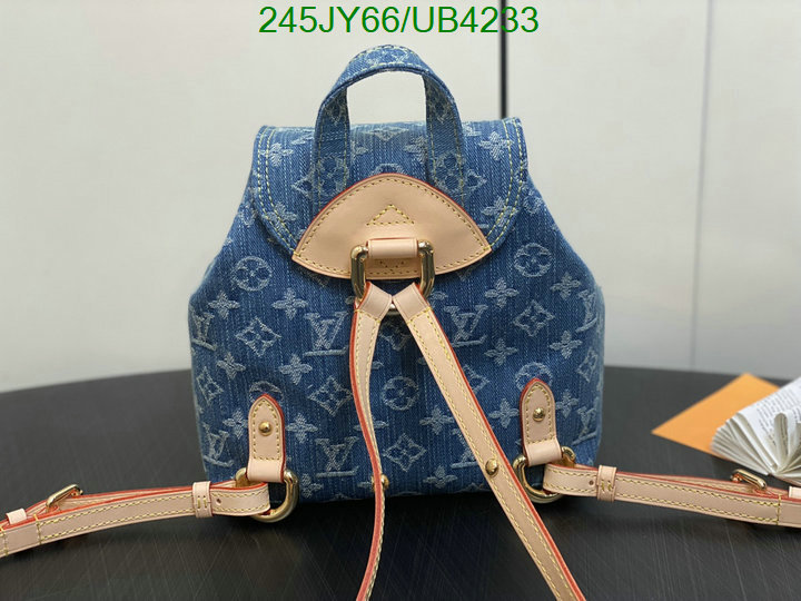 LV Bag-(Mirror)-Backpack- Code: UB4233 $: 245USD