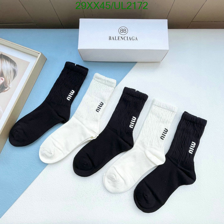 Sock-Miu Miu Code: UL2172 $: 29USD