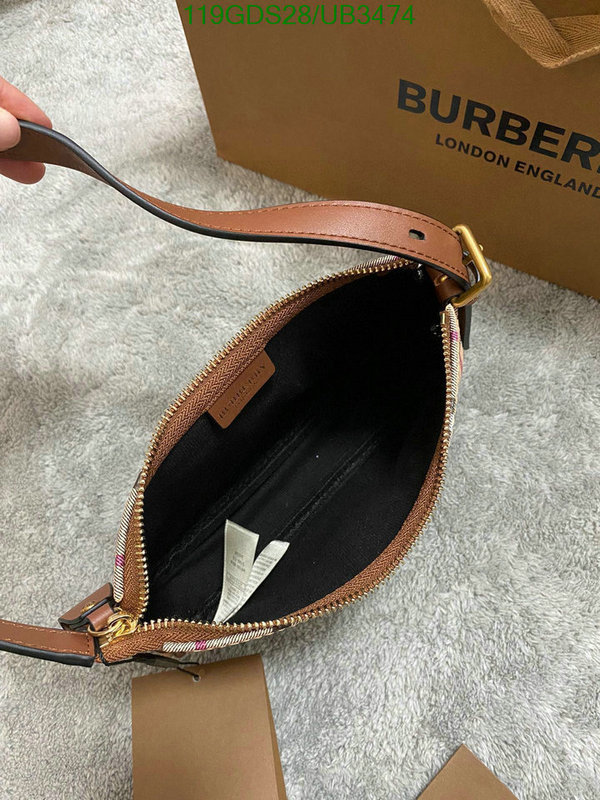 Burberry Bag-(Mirror)-Handbag- Code: UB3474 $: 119USD