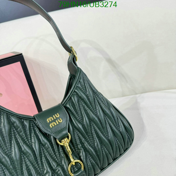 Miu Miu Bag-(4A)-Handbag- Code: UB3274 $: 79USD