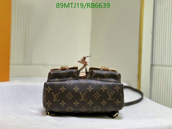 LV Bag-(4A)-Backpack- Code: RB6639 $: 89USD