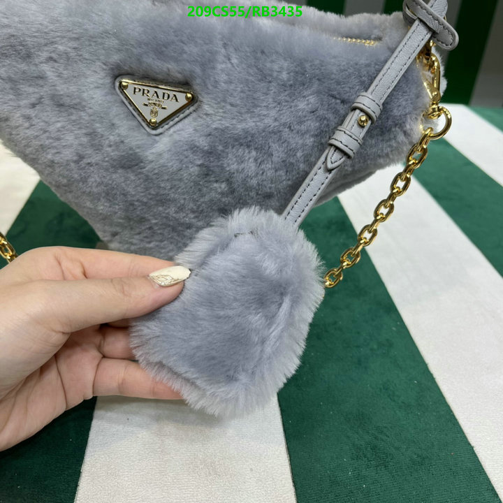 Prada Bag-(Mirror)-Triangle- Code: RB3435 $: 209USD