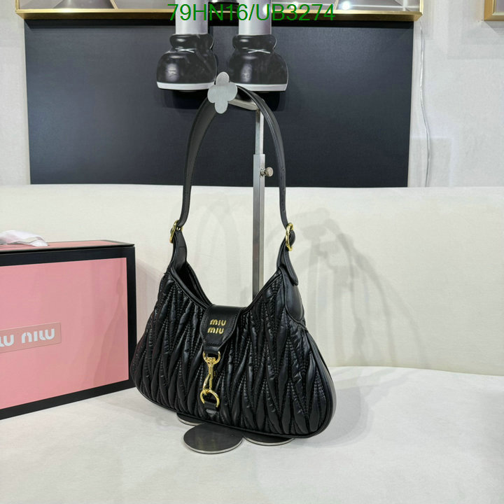 Miu Miu Bag-(4A)-Handbag- Code: UB3274 $: 79USD