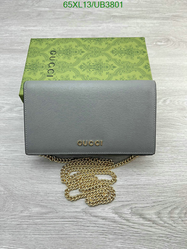 Gucci Bag-(4A)-Diagonal- Code: UB3801 $: 65USD