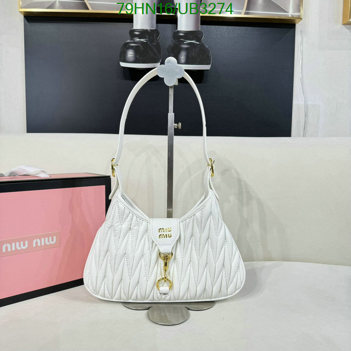 Miu Miu Bag-(4A)-Handbag- Code: UB3274 $: 79USD