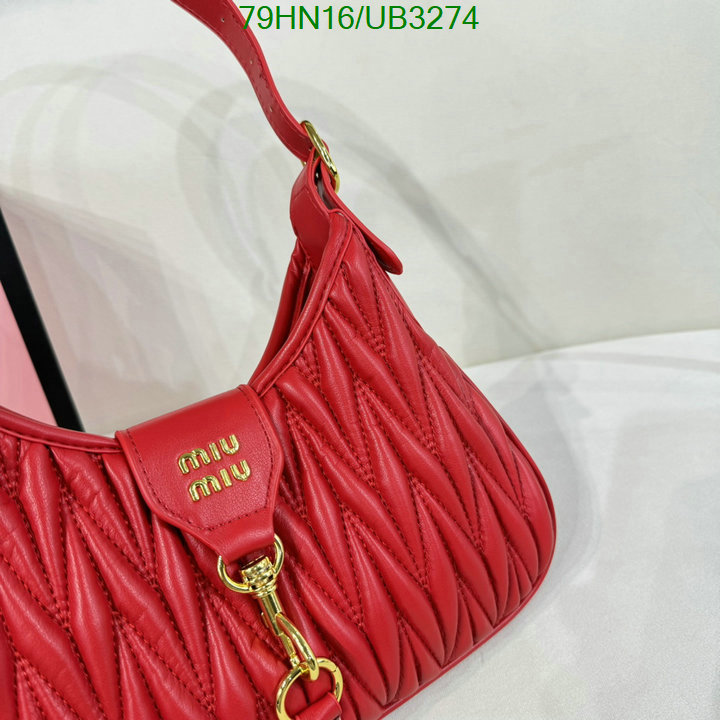 Miu Miu Bag-(4A)-Handbag- Code: UB3274 $: 79USD