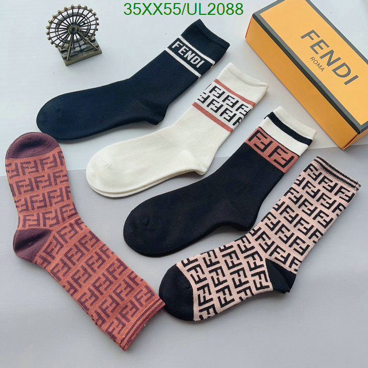 Sock-Fendi Code: UL2088 $: 35USD