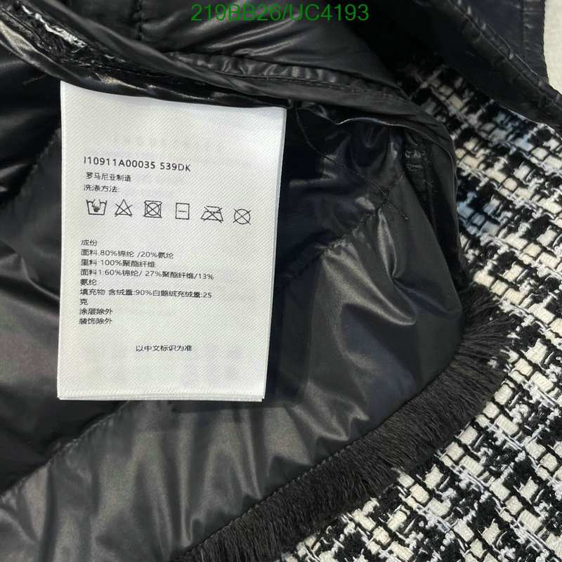 Down jacket Women-Moncler Code: UC4193 $: 219USD