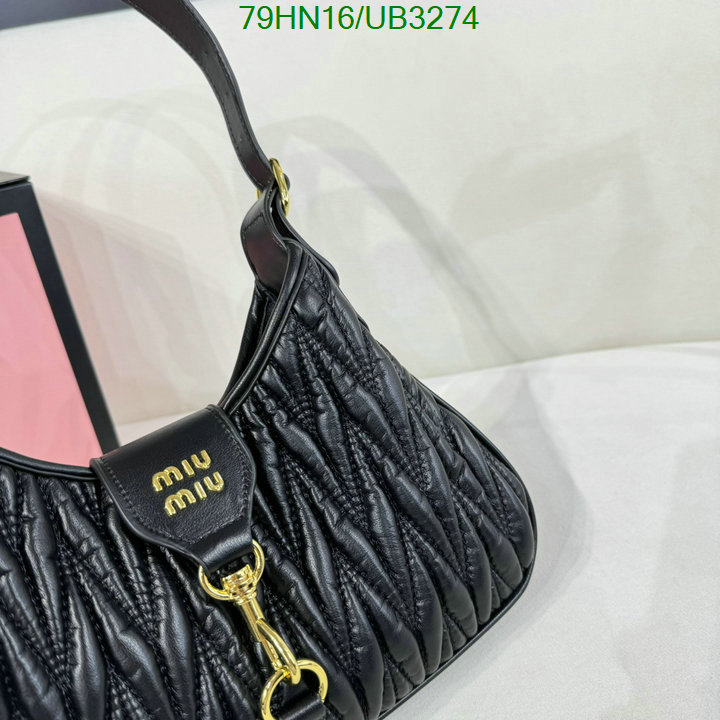 Miu Miu Bag-(4A)-Handbag- Code: UB3274 $: 79USD