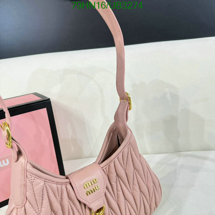 Miu Miu Bag-(4A)-Handbag- Code: UB3274 $: 79USD