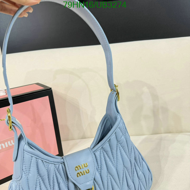 Miu Miu Bag-(4A)-Handbag- Code: UB3274 $: 79USD