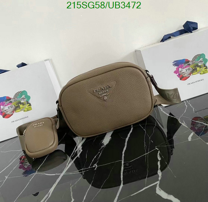 Prada Bag-(Mirror)-Diagonal- Code: UB3472 $: 215USD