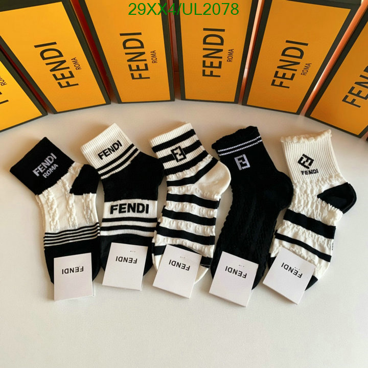 Sock-Fendi Code: UL2078 $: 29USD