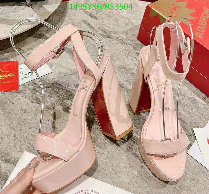 Women Shoes-Christian Louboutin Code: RS3504 $: 149USD