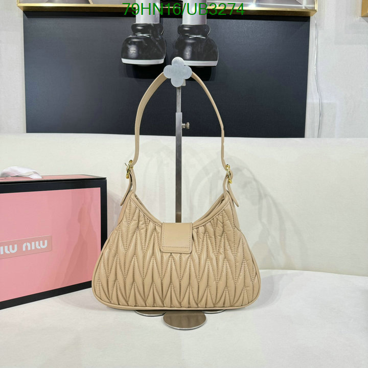 Miu Miu Bag-(4A)-Handbag- Code: UB3274 $: 79USD