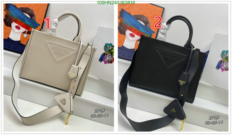 Prada Bag-(4A)-Handbag- Code: UB3816 $: 109USD