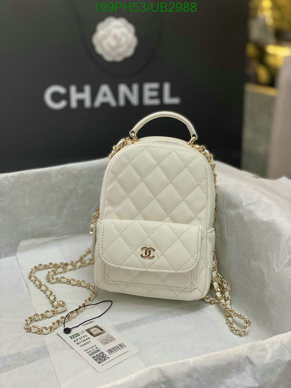 Chanel Bag-(Mirror)-Backpack- Code: UB2988 $: 199USD