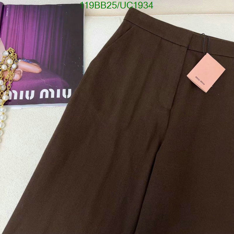 Clothing-MIUMIU Code: UC1934 $: 119USD