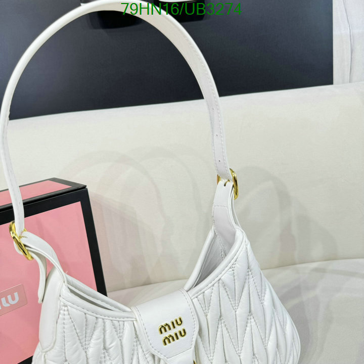 Miu Miu Bag-(4A)-Handbag- Code: UB3274 $: 79USD