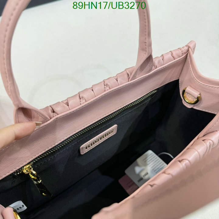 Miu Miu Bag-(4A)-Handbag- Code: UB3270 $: 89USD