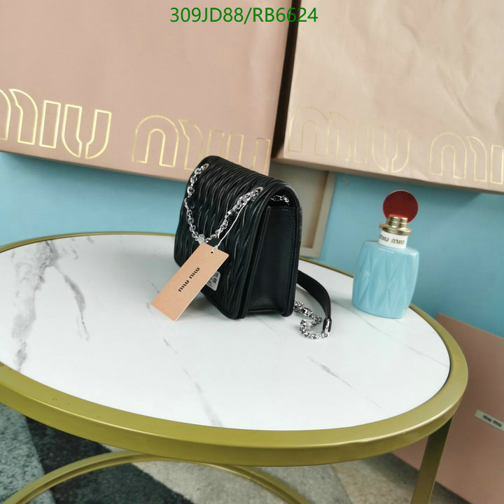 Miu Miu Bag-(Mirror)-Diagonal- Code: RB6624 $: 309USD