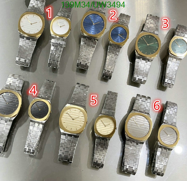 Watch-4A Quality-Gucci Code: UW3494 $: 139USD