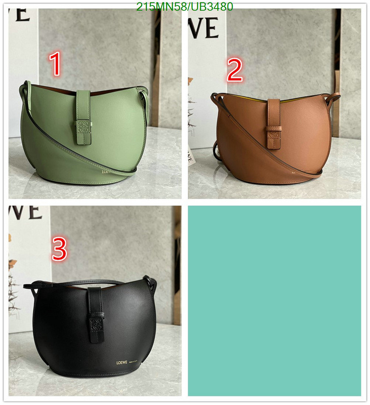 Loewe Bag-(Mirror)-Diagonal- Code: UB3480 $: 215USD