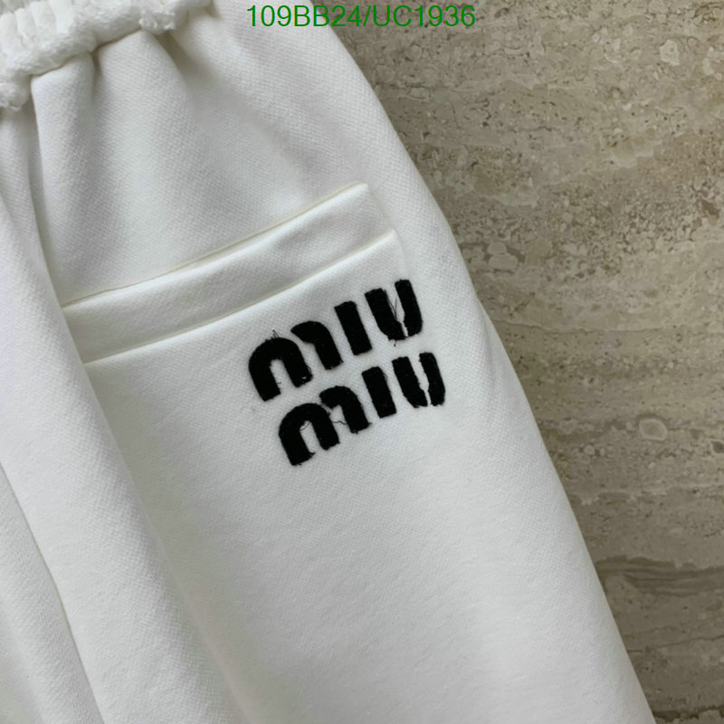 Clothing-MIUMIU Code: UC1936 $: 109USD