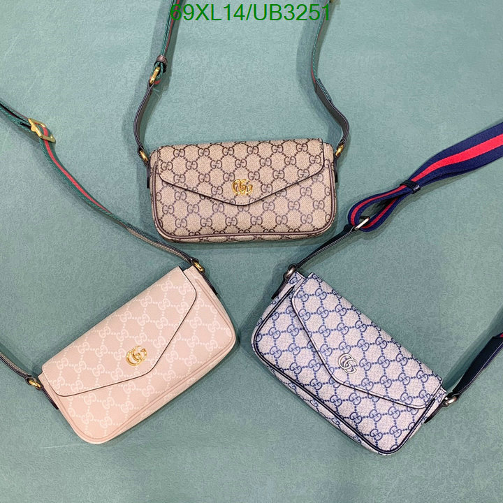 Gucci Bag-(4A)-Diagonal- Code: UB3251 $: 69USD