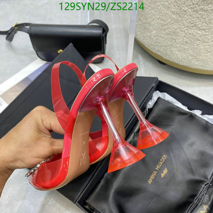 Women Shoes-Amina Muaddi Code: ZS2214 $: 129USD