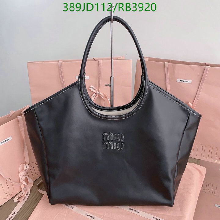 Miu Miu Bag-(Mirror)-Handbag- Code: RB3920 $: 389USD