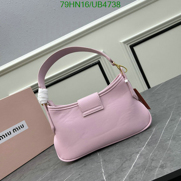 Miu Miu Bag-(4A)-Handbag- Code: UB4738 $: 79USD