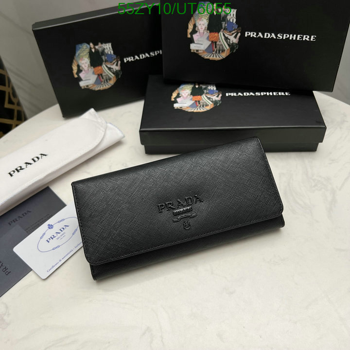 Prada Bag-(4A)-Wallet- Code: UT6055 $: 55USD