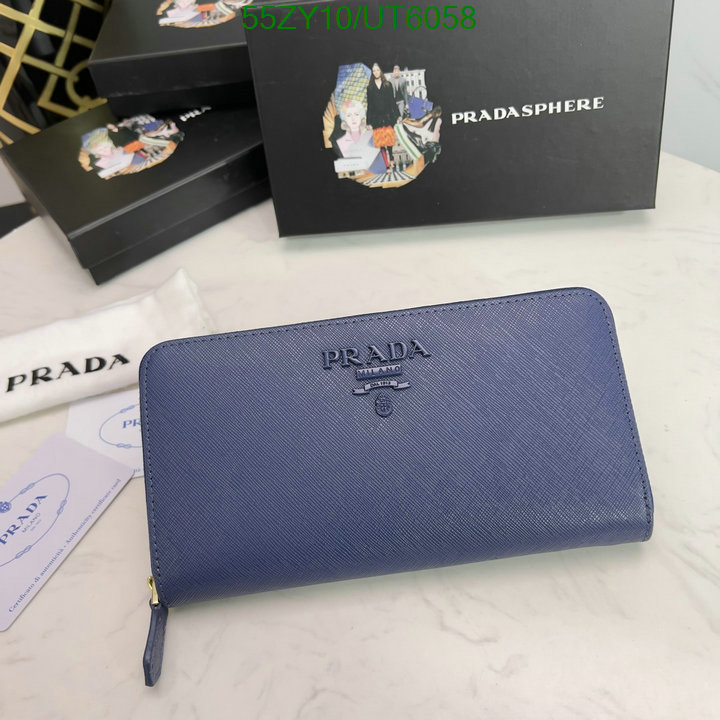 Prada Bag-(4A)-Wallet- Code: UT6058 $: 55USD